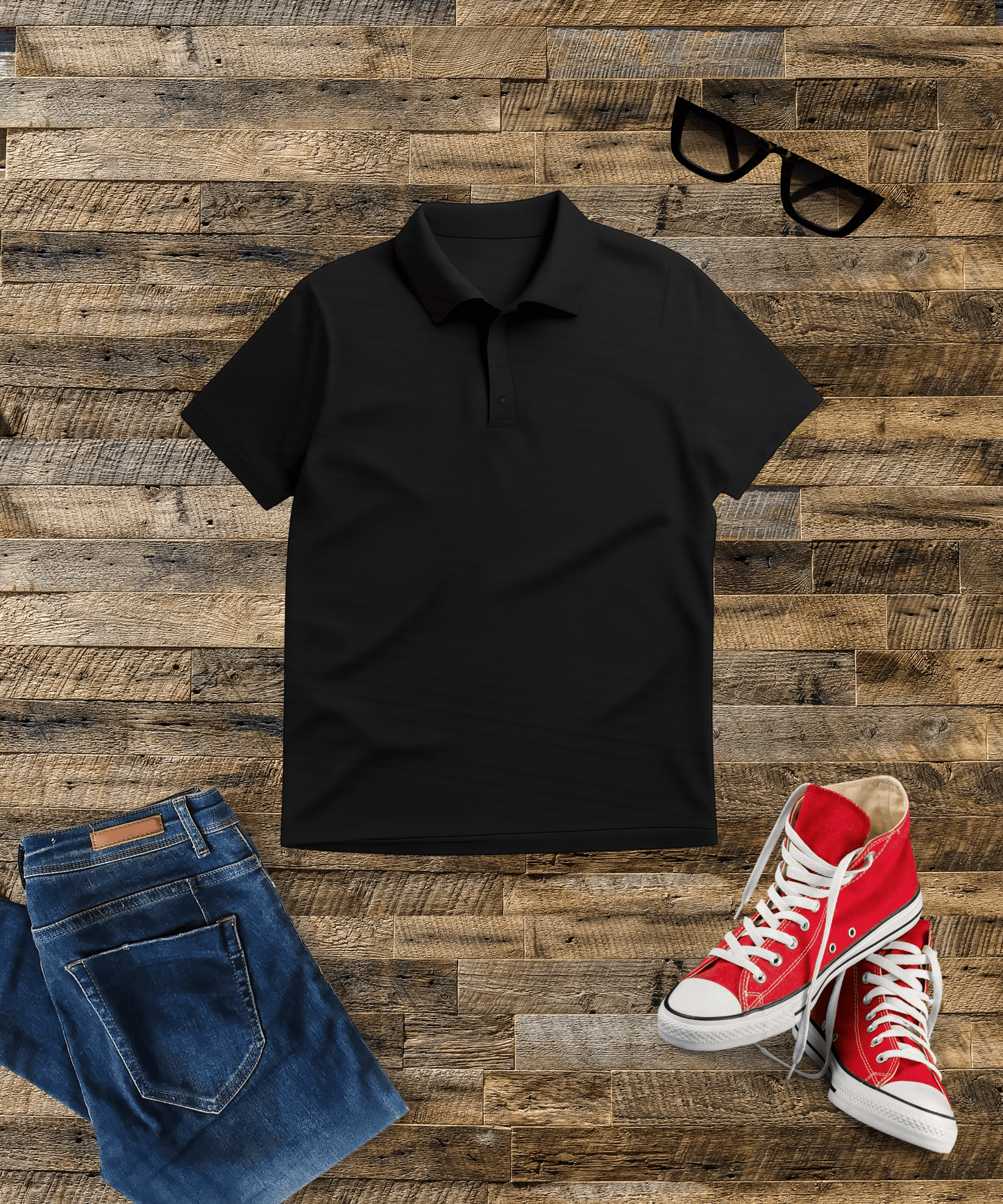 Men's Polo T-Shirt With Collar