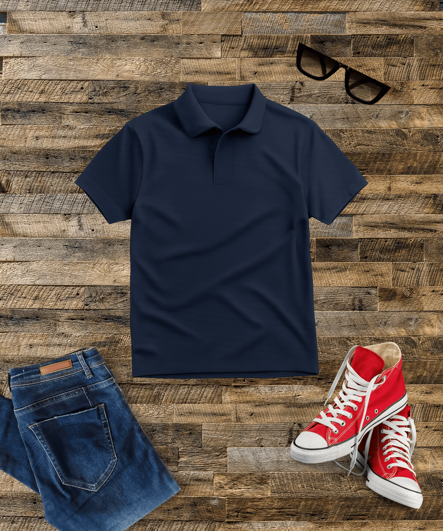 Men's Polo T-Shirt With Collar