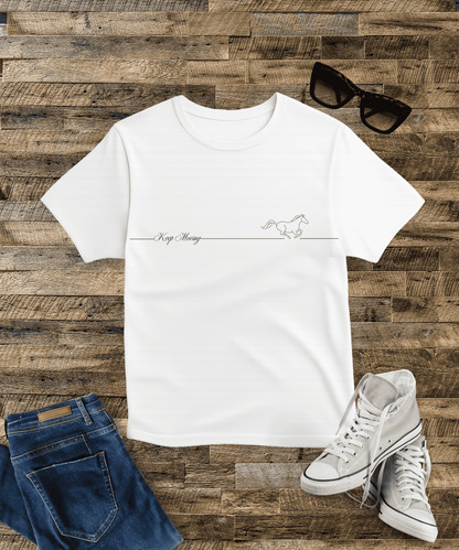 "Keep Moving" Bright Colour Oversized Male Standard T-Shirt