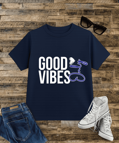 "Good Vibes Only " - Male Oversized T-Shirt