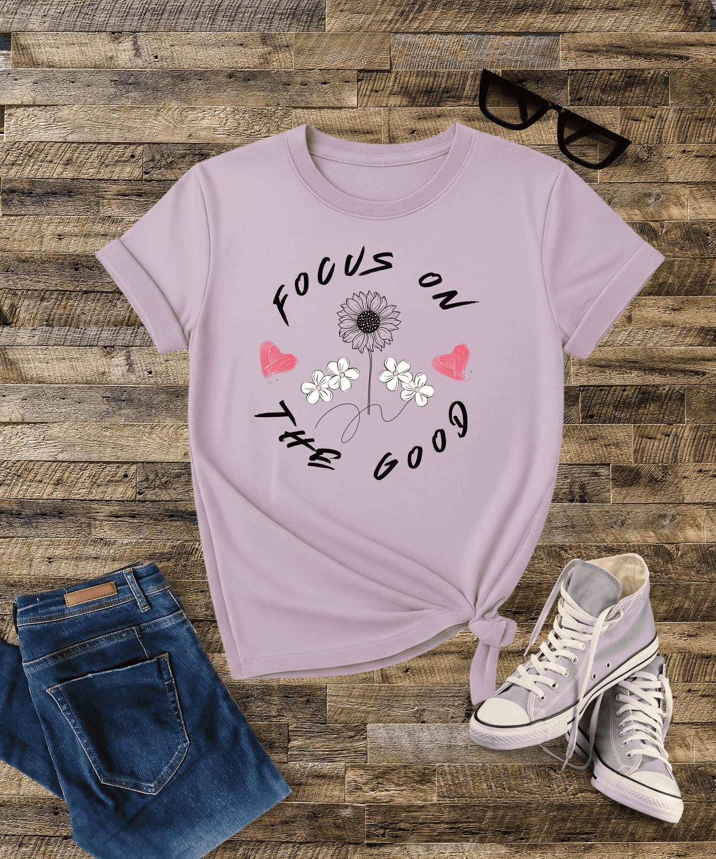 Focus on the Good - Female Classic T-Shirt