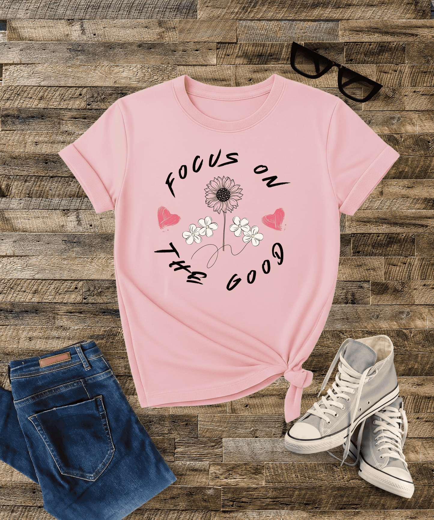 Focus on the Good - Female Classic T-Shirt