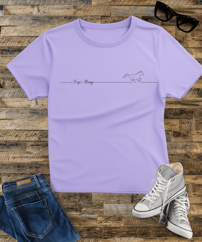 "Keep Moving" Bright Colour Oversized Male Standard T-Shirt